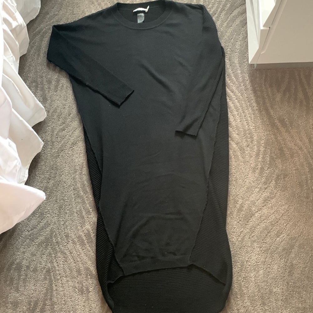 ASOS black sweater dress